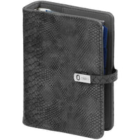 1111-76 Personal Binderplaner Croco Grau