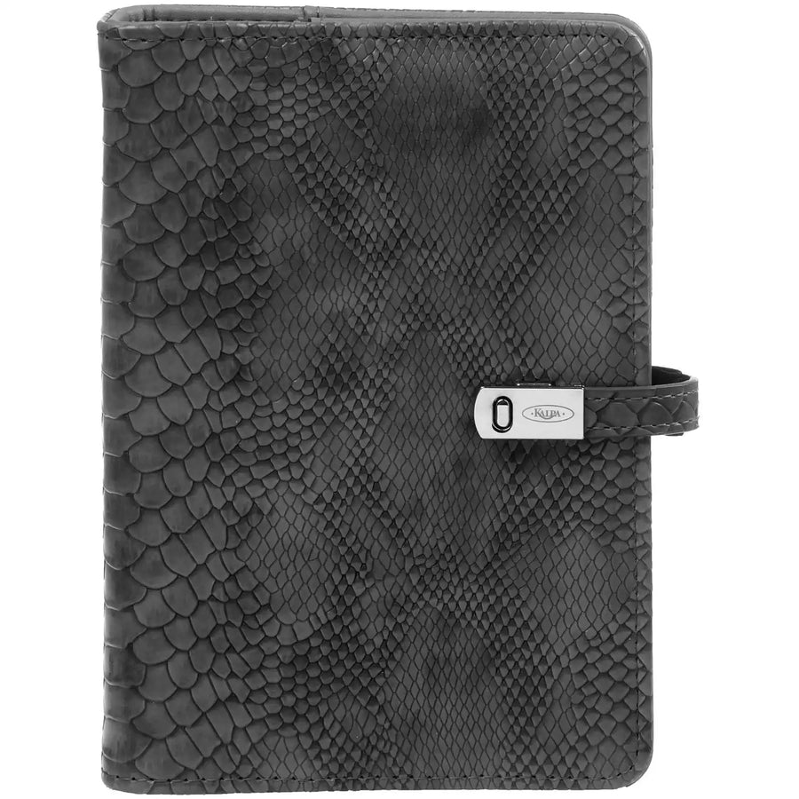 1111-76 Personal Binderplaner Croco Grau