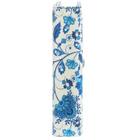 1111-78 Personal Ring Binder Agenda Blue Flowers