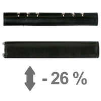 1116-60 Clipbook Personal Ring Binder Planner Pullup Black