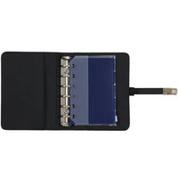 1311-01 6 Ring Planner Agenda Grain Black