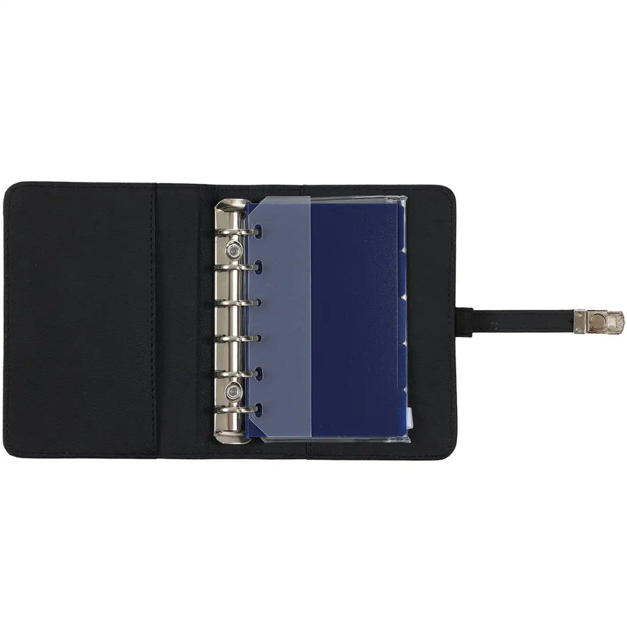 1311-01 6 Ring Planner Agenda Grain Black