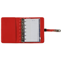 1311-04 Hervulbare Pocket 6 Ringband Planner Zee van bloemen rood
