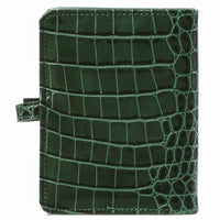 1311-09 Hervulbare Pocket Ringband Organizer Croco Bosgroen
