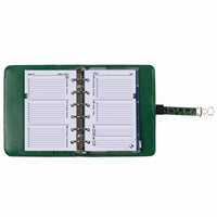 1311-09 Hervulbare Pocket Ringband Organizer Croco Bosgroen