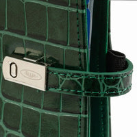1311-09 Hervulbare Pocket Ringband Organizer Croco Bosgroen