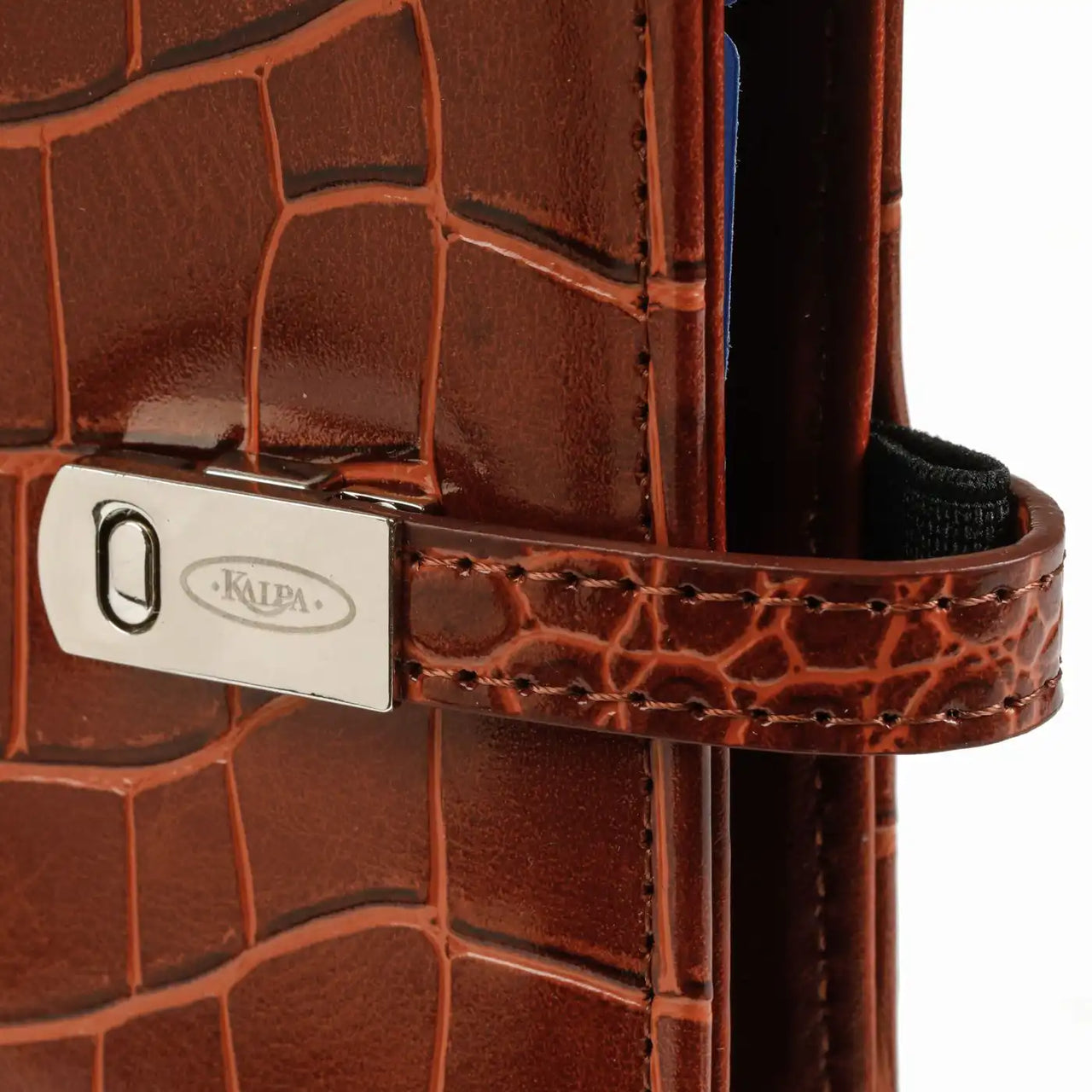 1311-10 Taschenagenda Croco Cognac