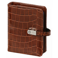 1311-10 Taschenagenda Croco Cognac