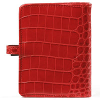 1311-11 Hervulbare Pocket Ringband Planner Organizer Croco Rood