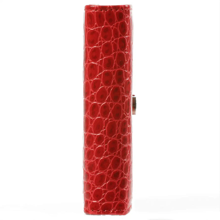 1311-11 Hervulbare Pocket Ringband Planner Organizer Croco Rood