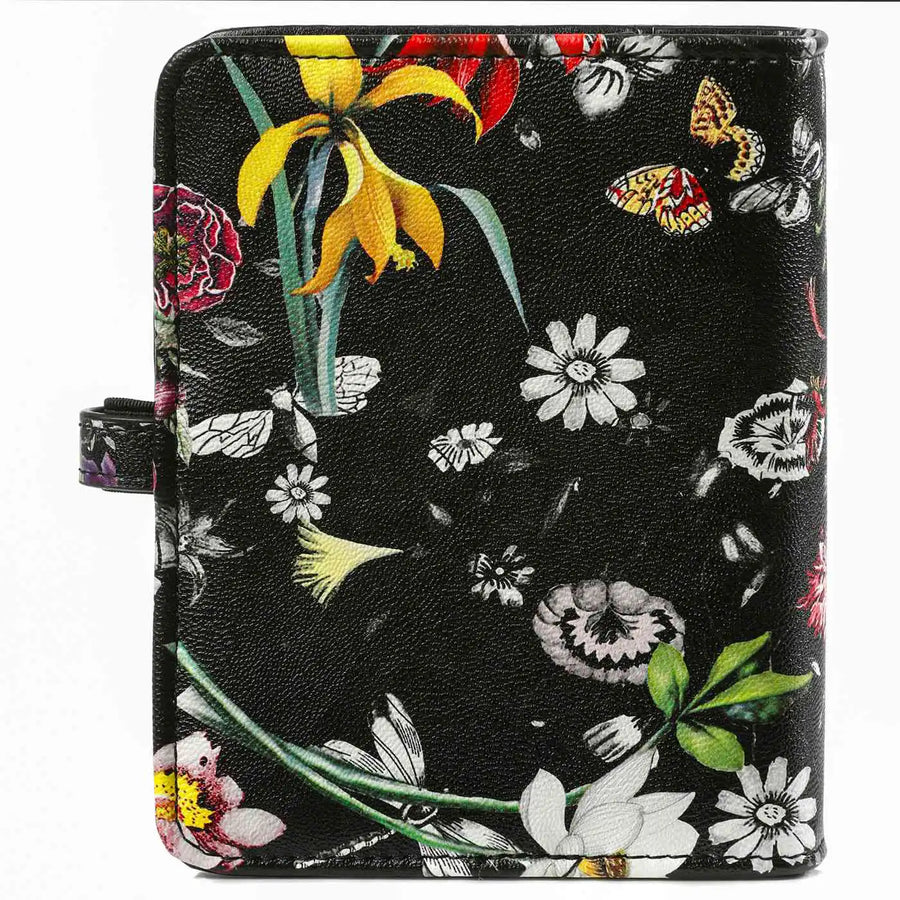 1311-12 Pocket Planer Organizer Blumenmeer schwarz