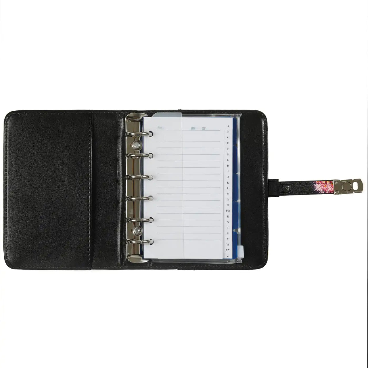 1311-12 Pocket Planer Organizer Blumenmeer schwarz