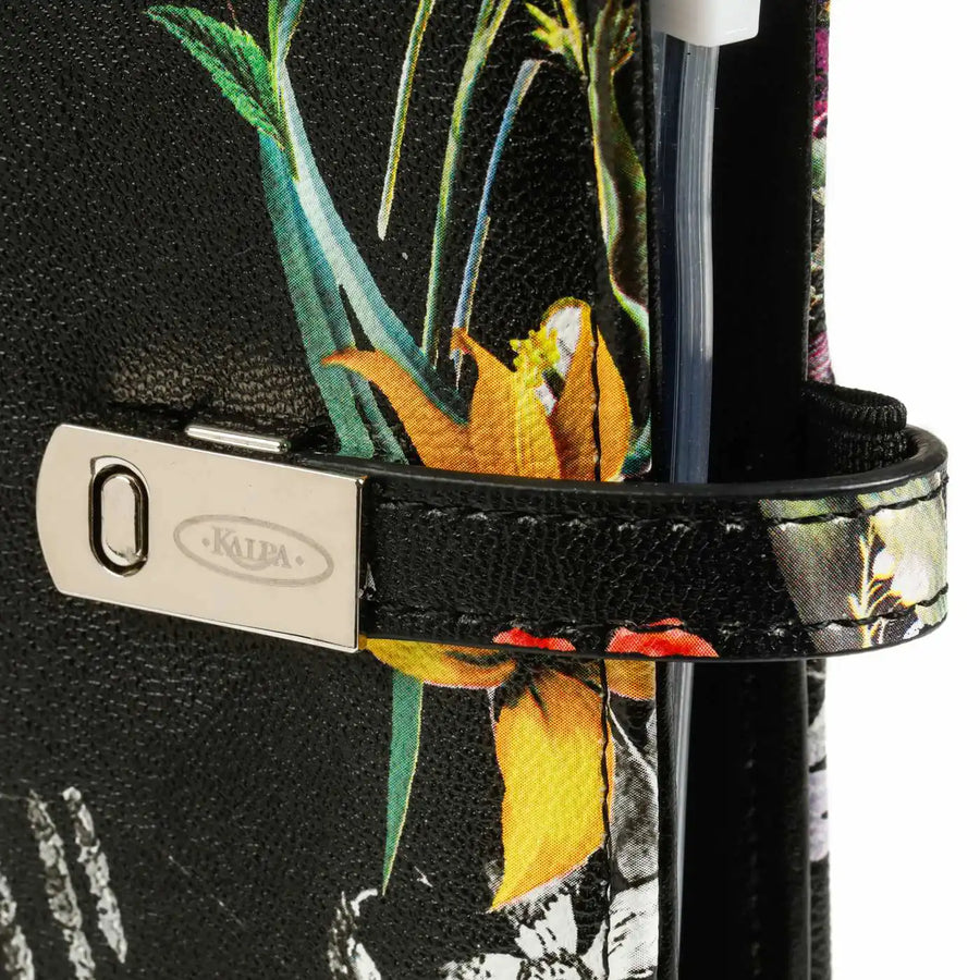 1311-12 Pocket Planer Organizer Blumenmeer schwarz