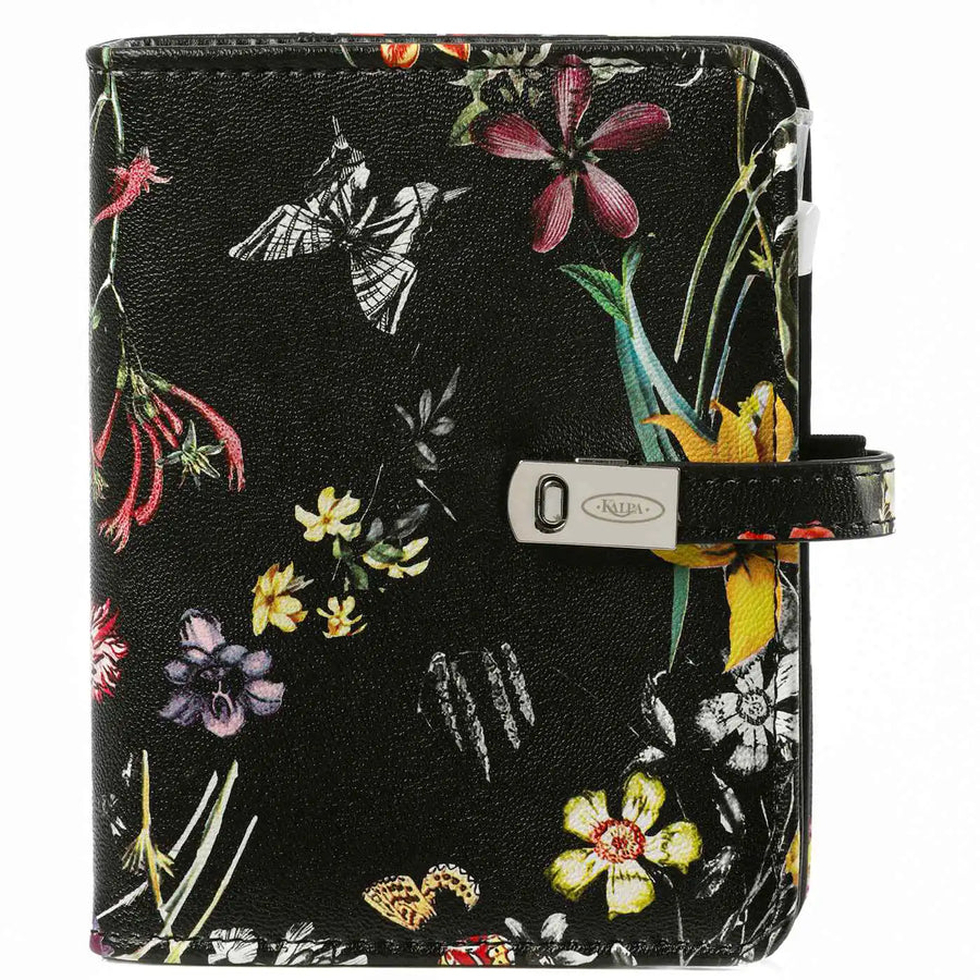 1311-12 Pocket Planer Organizer Blumenmeer schwarz