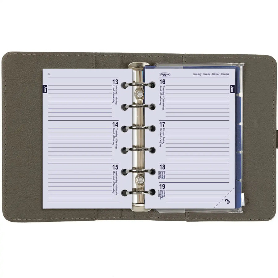 1311-17 Ringagenda Organizer Grijs