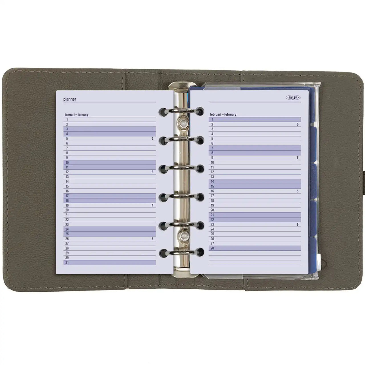 1311-17 Ringagenda Organizer Grijs