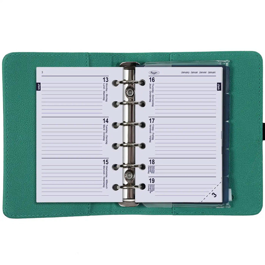 1311-18 Ring Agenda Planner Mint Green