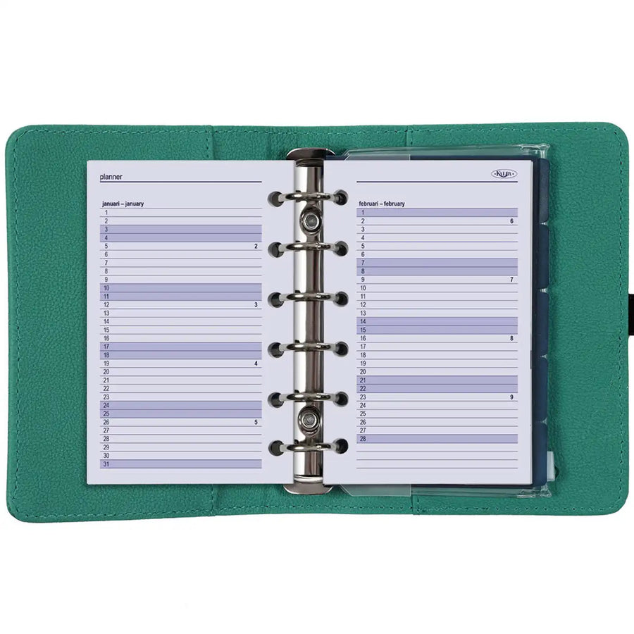 1311-18 Ring Agenda Planner Mint Green