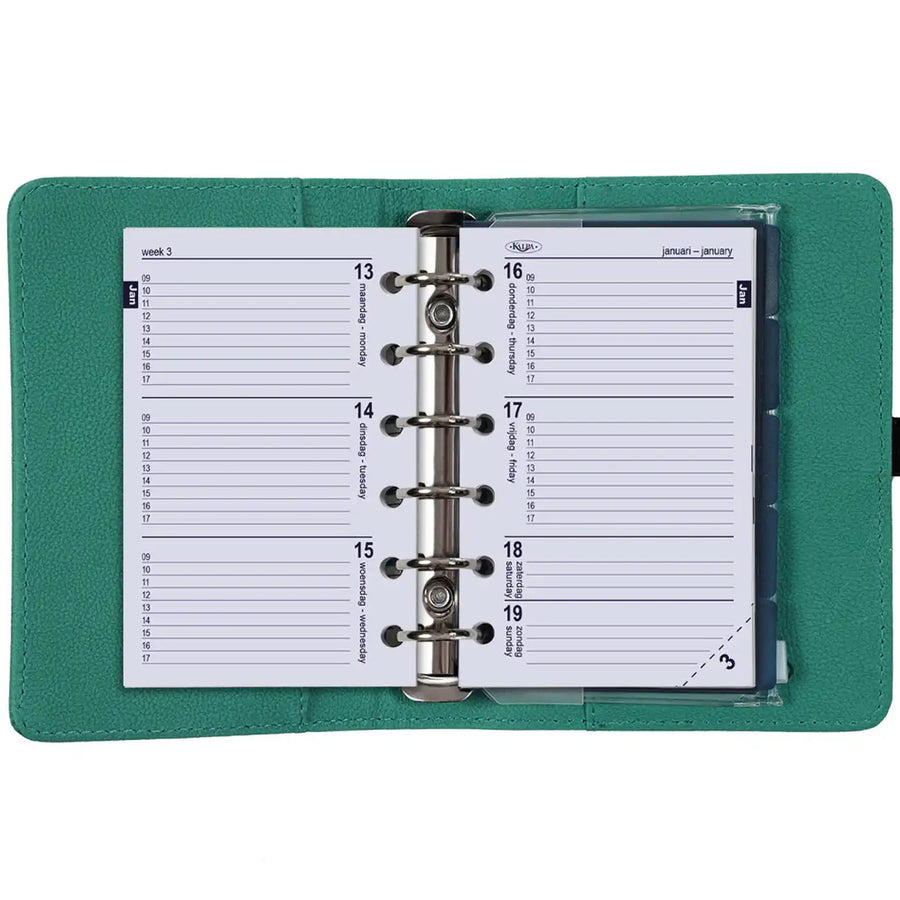 1311-18 Ring Agenda Planner Mint Green