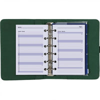 1311-19 6 Ring Planner Forest Green