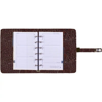 1311-53 Tasche Terminplaner Agenda Croco Bordeaux