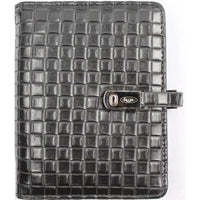 1311-55 Tasche Terminplaner Agenda Organizer Schwarz gewebt