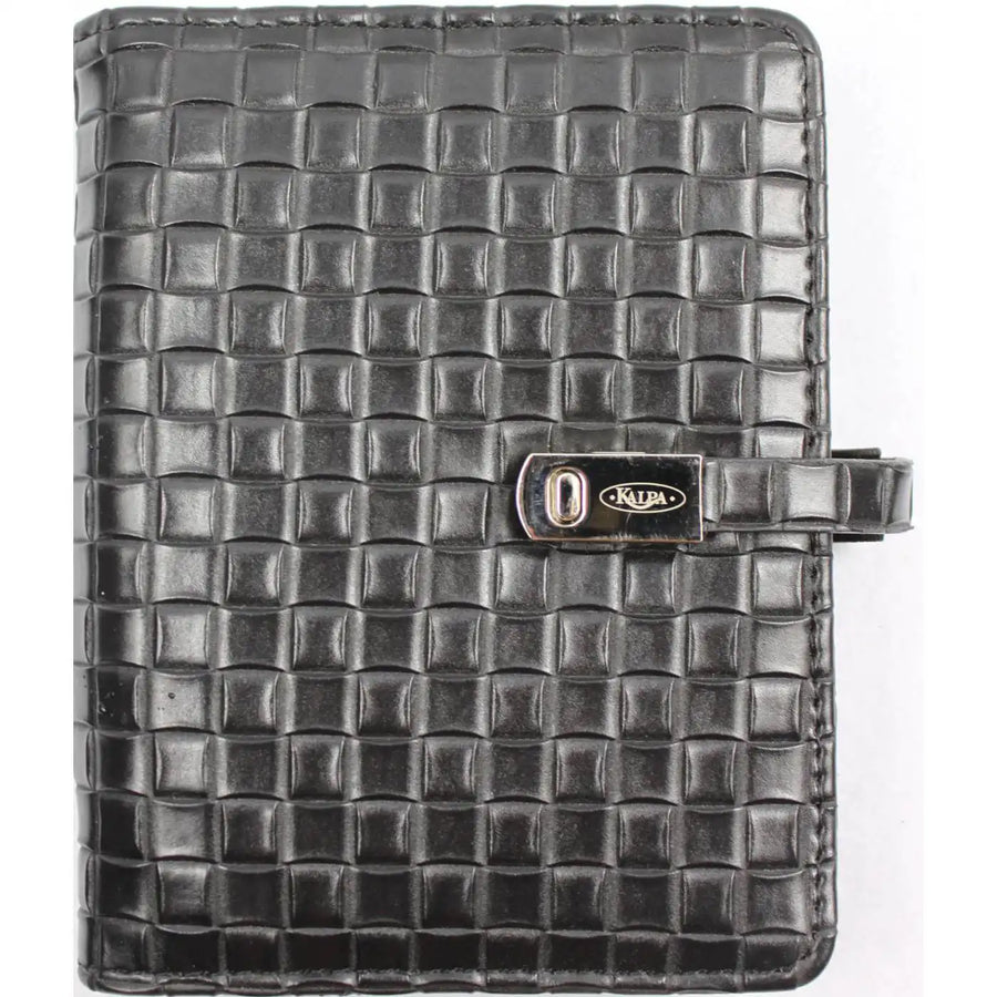 1311-55 Tasche Terminplaner Agenda Organizer Schwarz gewebt