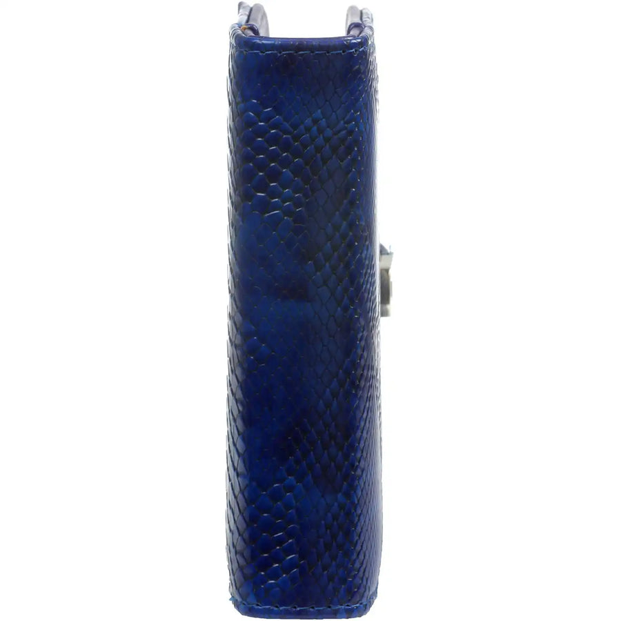 1311-75 Nachfullbarer Mini Ringbuch Croco Indigo
