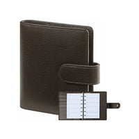 1311-Kb Refillable Pocket Agenda Planner Keta Dark Brown