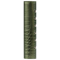 1316-66 Nachfullbarer Tasche Wochen Ringbuch Agenda Glanz Croco Grün