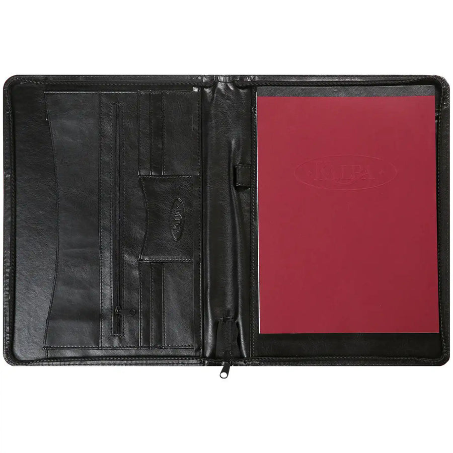 2400-60 A4 Alpstein Writing Map met rits pullup zwart
