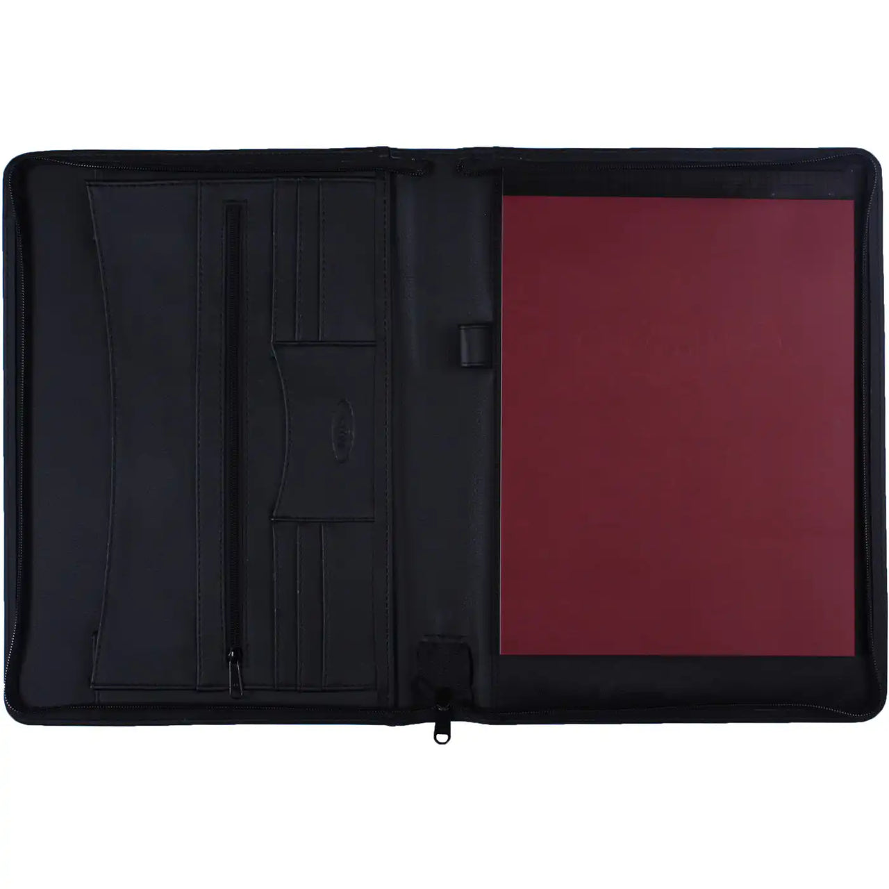 2400-95 A4 Alpstein Writing Map met ritssluiting Zwart