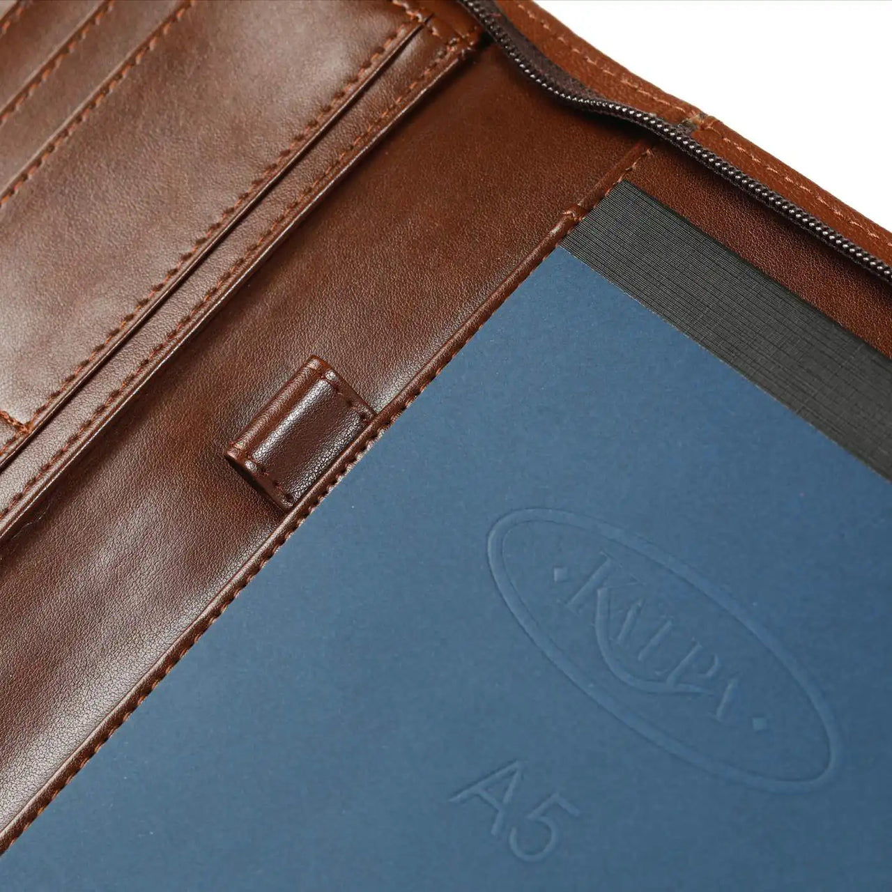 2500-02 A5 Writing Folder Hazelnut bruin