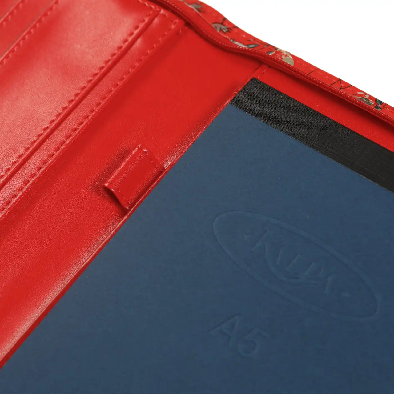 2500-04 A5 Writing Folder Flowers of Sea Red