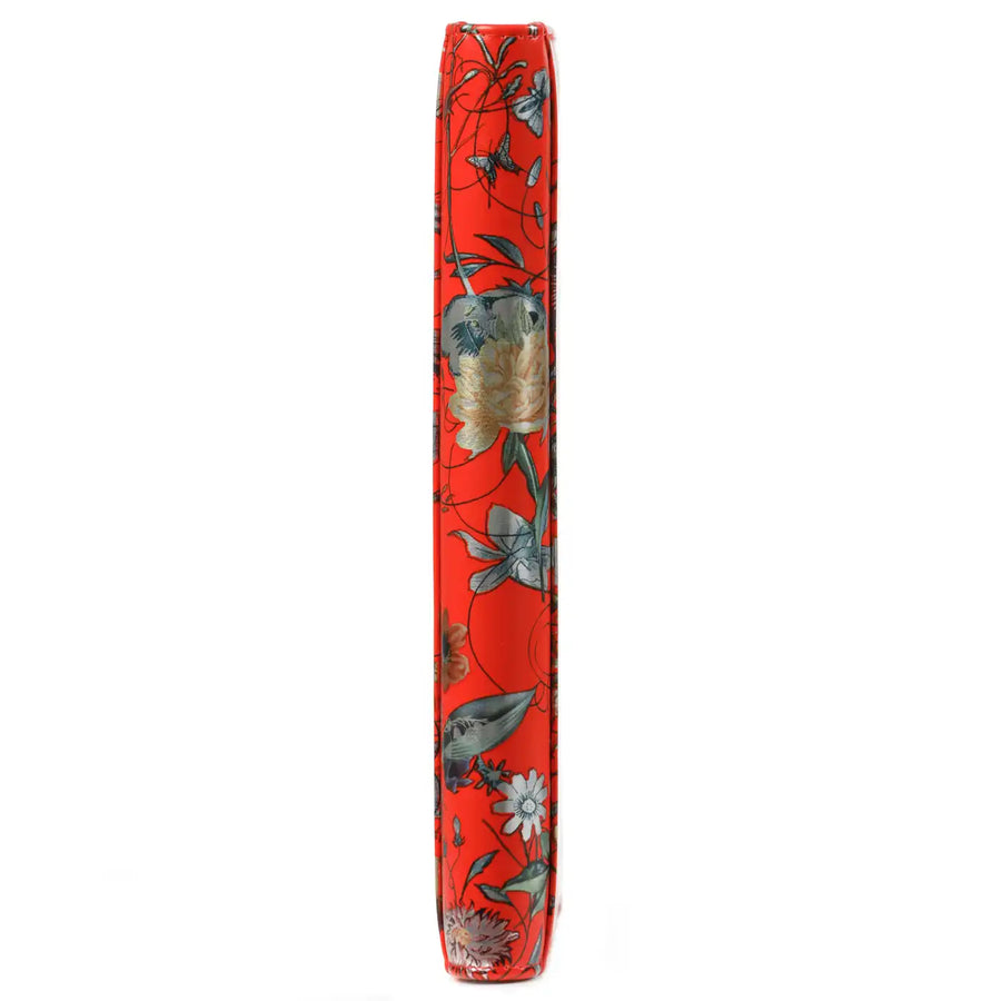 2500-04 A5 Writing Folder Flowers of Sea Red