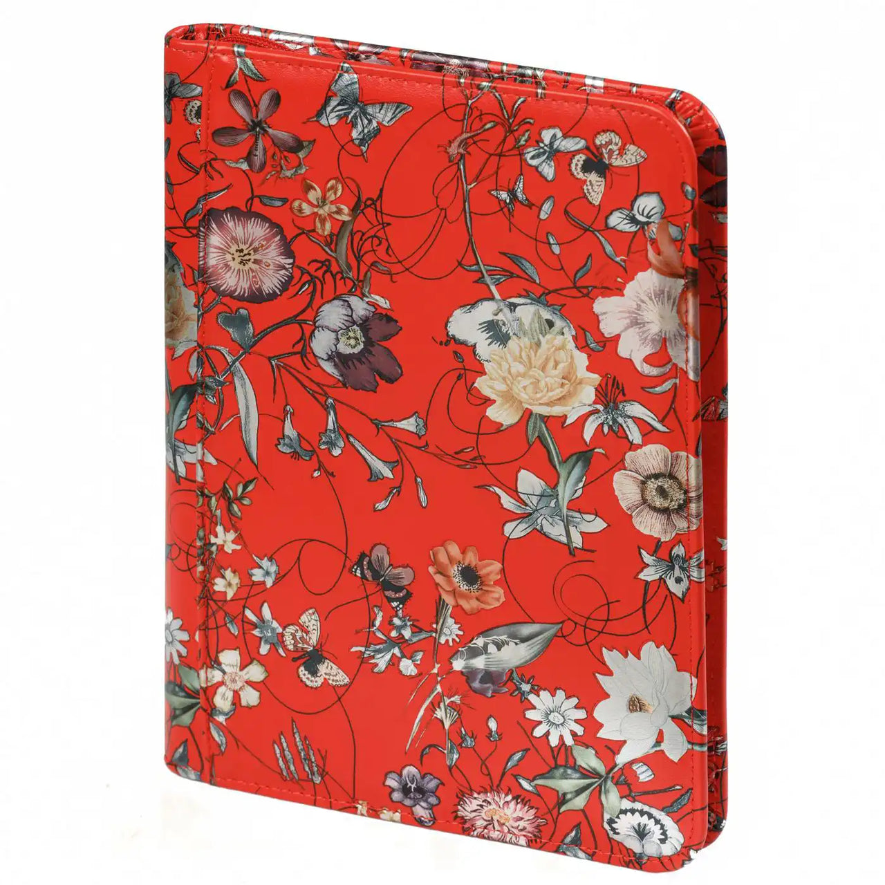 2500-04 A5 Writing Folder Flowers of Sea Red