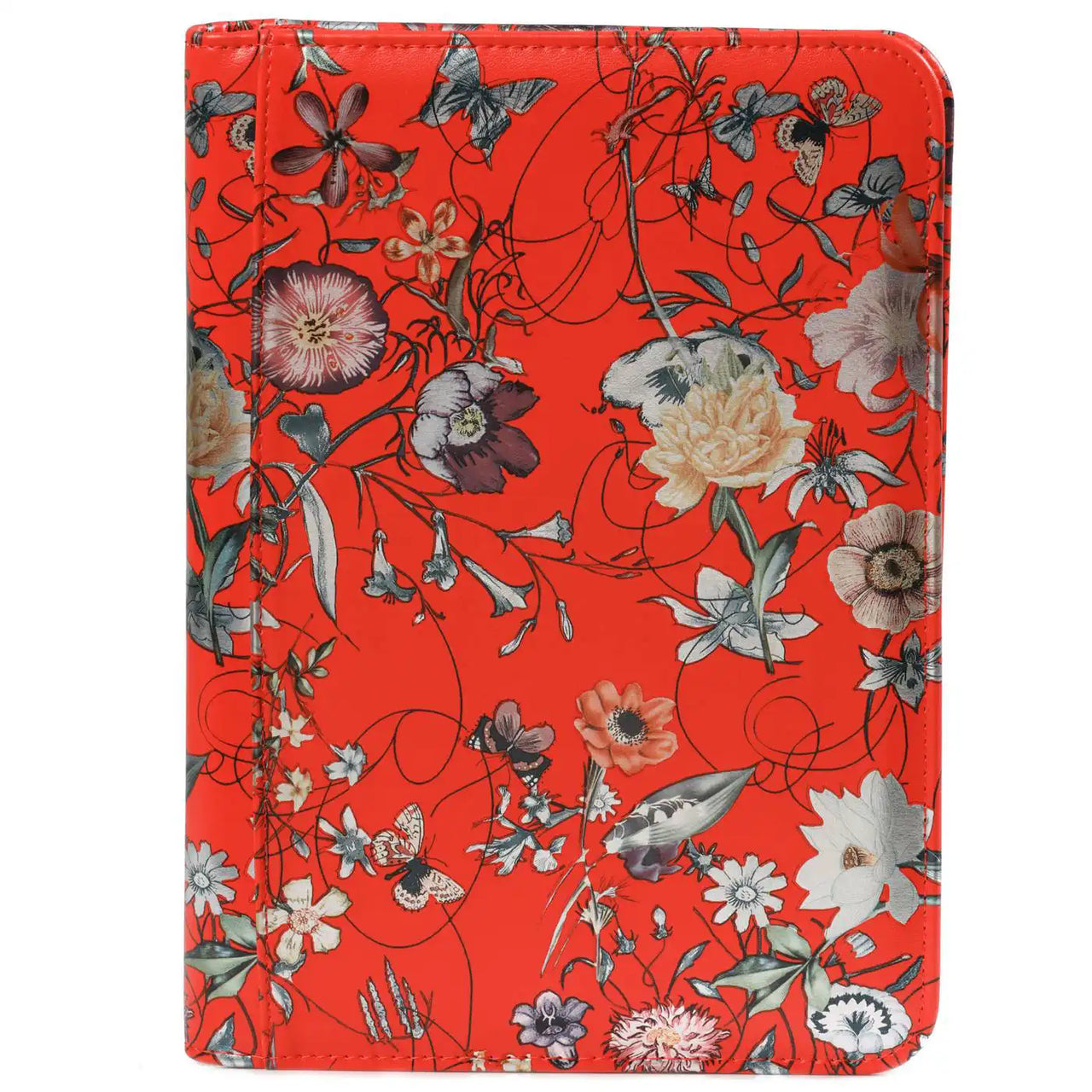 2500-04 A5 Writing Folder Flowers of Sea Red