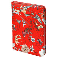 2500-04 A5 Writing Folder Flowers of Sea Red