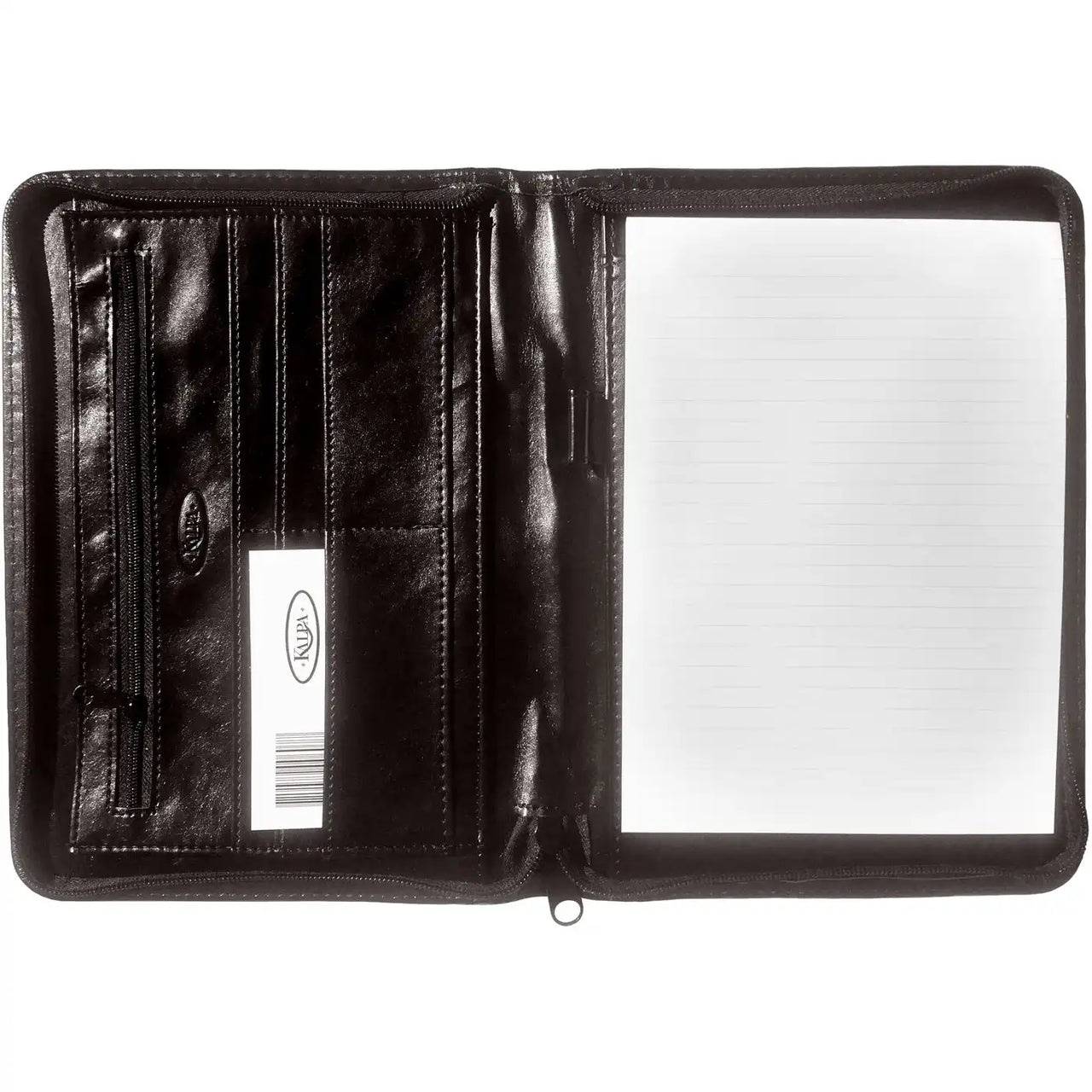 2500-60 A5 Writing Map met Zipper Pullup Black