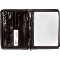2500-60 A5 Writing Map met Zipper Pullup Black