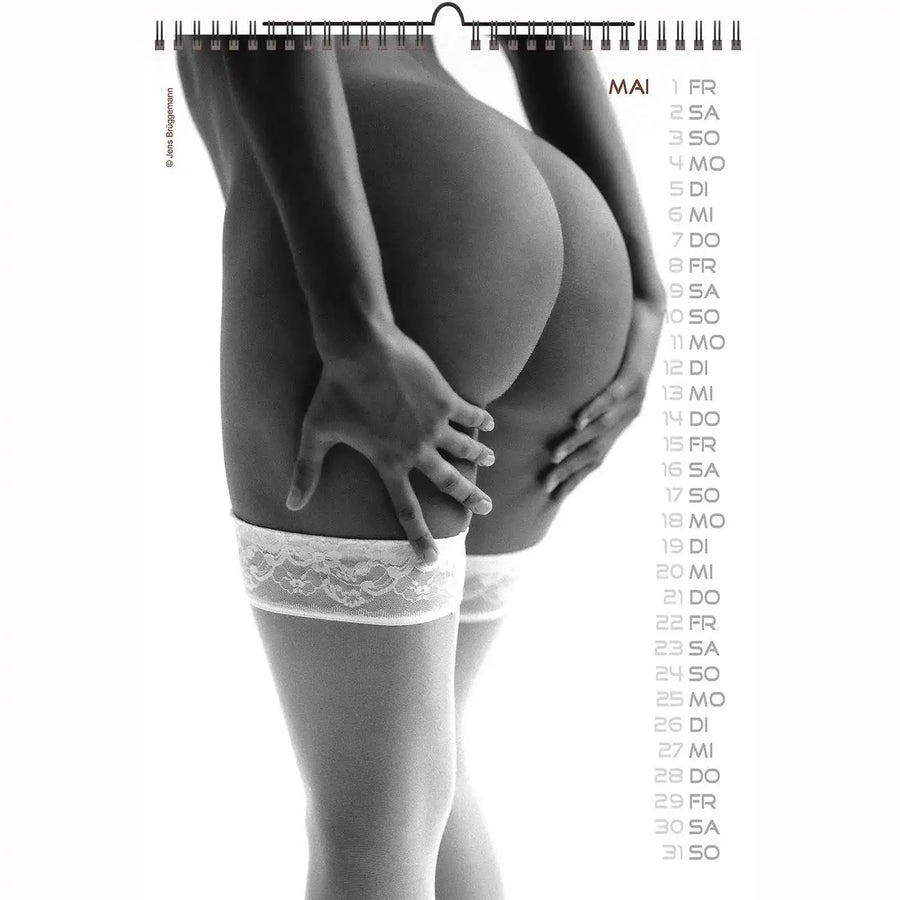 Erotic A3 Calendar Backside 2026 and A3+ CutePinups 2026 2027 + free 2025 Calendar