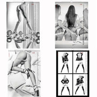 Erotische A3 -kalenders slechte achterkant 2026 + CUTEPINUPS 2026 2027 + Gratis 2025 kalender