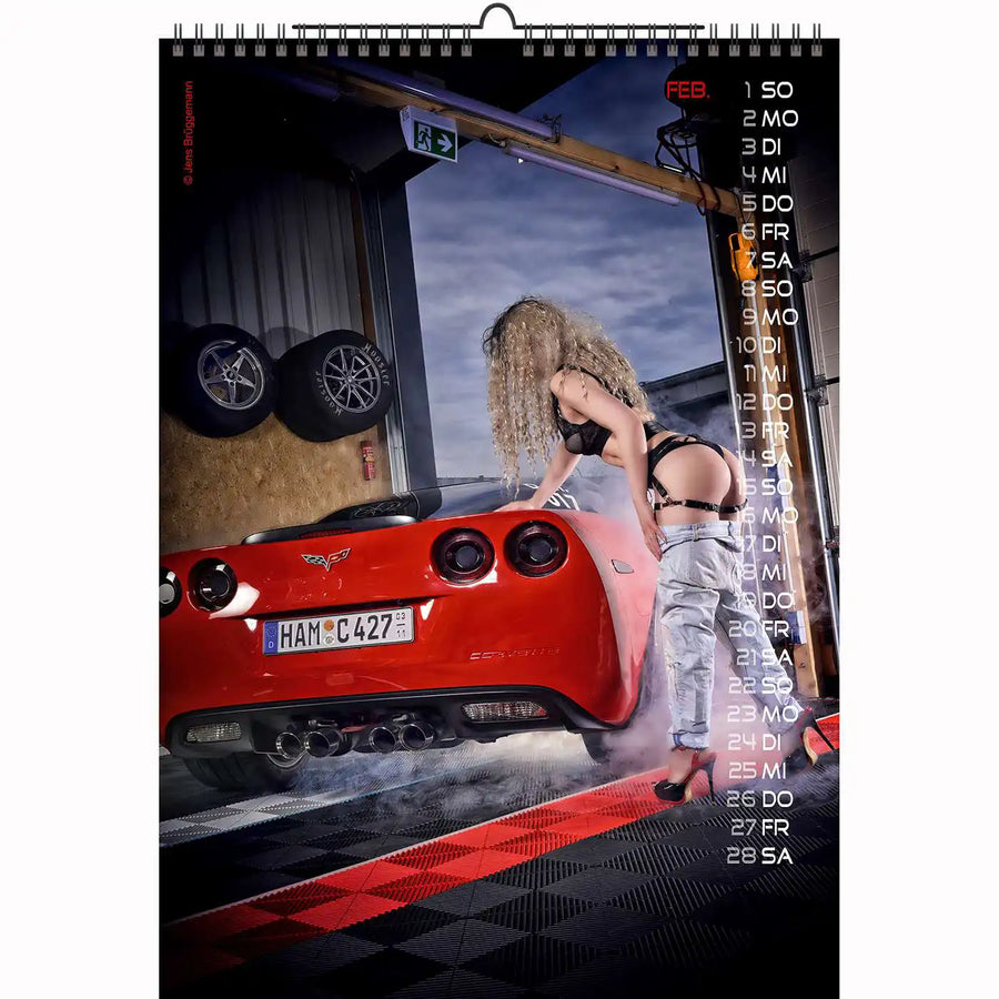 Erotic Cars and Girls A3 Calendars 2026 + CutePinups 2026 2027 + free 2025 Calendar