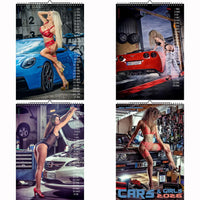 Erotic Cars and Girls A3 Calendars 2026 + CutePinups 2026 2027 + free 2025 Calendar
