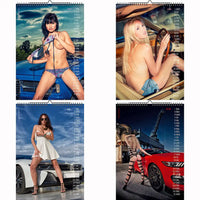 Erotic Cars and Girls A3 Calendars 2026 + CutePinups 2026 2027 + free 2025 Calendar