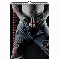 2 A4 Male + Female Erotic calendars Nice Guys plus Note my Babe 2026 + free 2025 Calendar