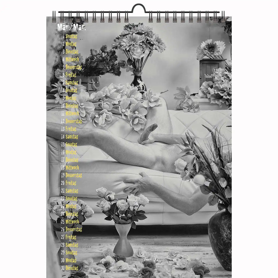 2 A4 Male + Female Erotic calendars Nice Guys plus Note my Babe 2026 + free 2025 Calendar