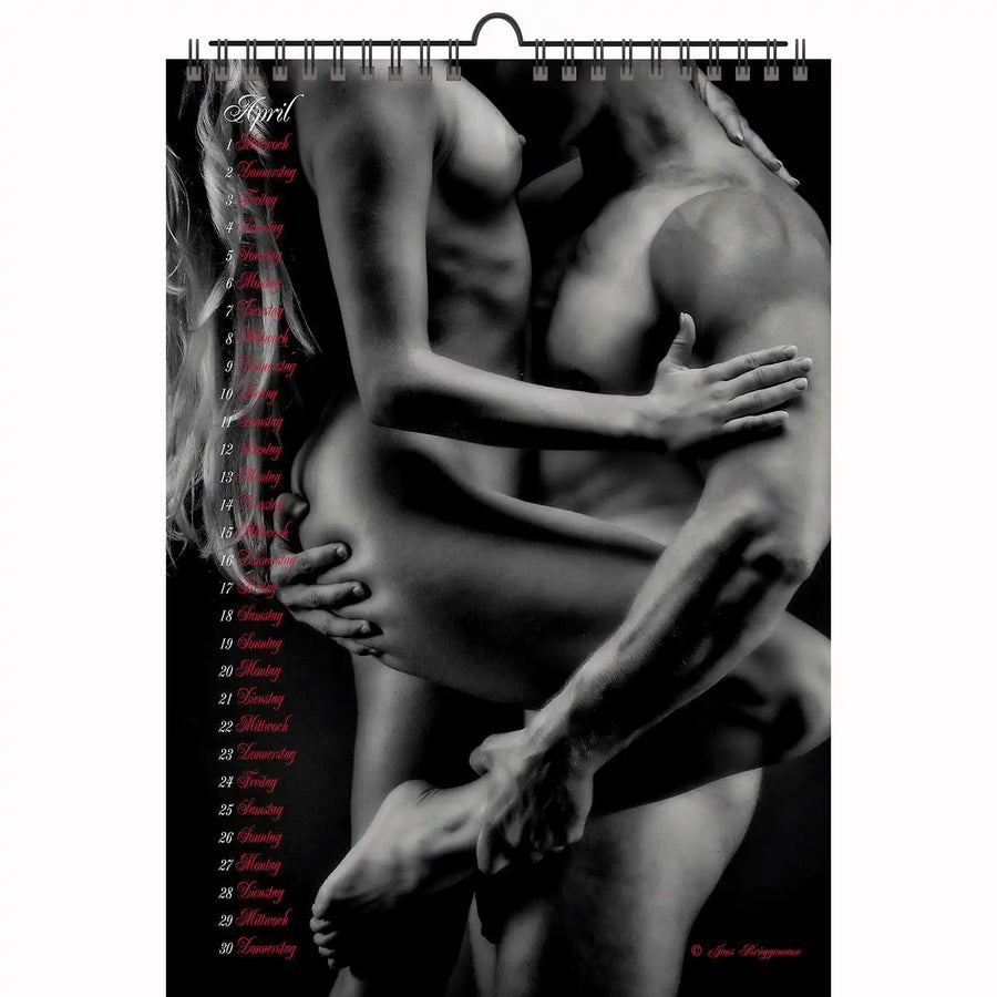 2 A4 Erotic calendars Passionate Adults plus Note my Babe 2026 + free 2025 Calendar