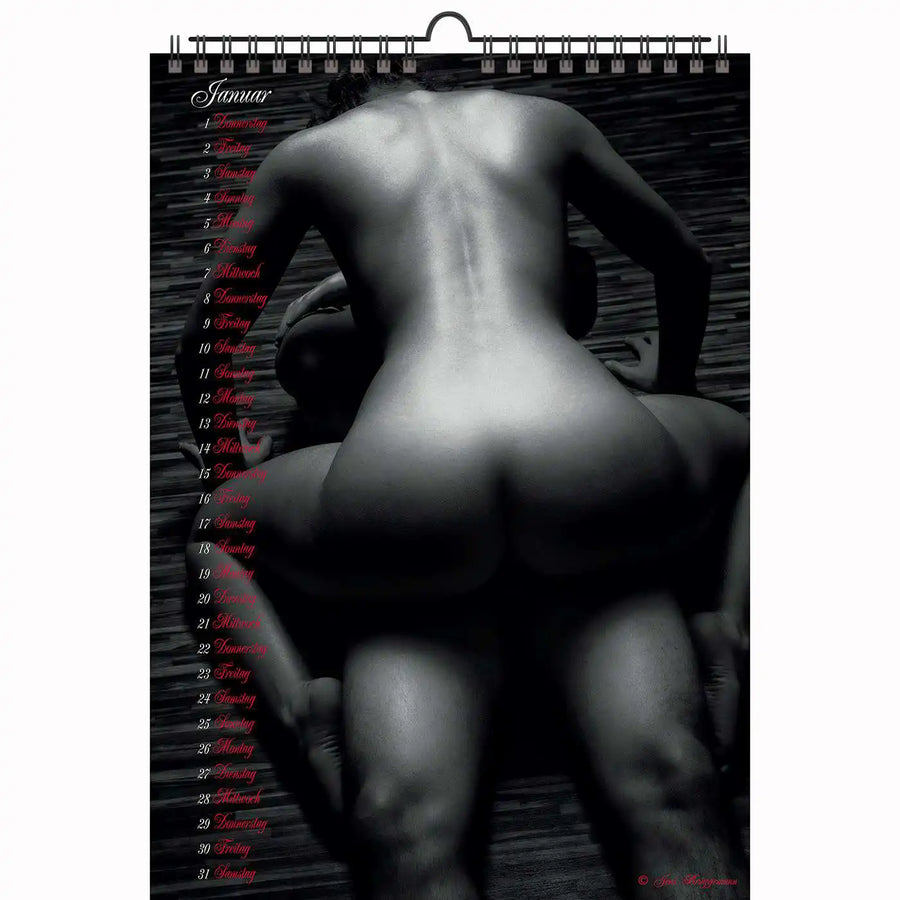 2 A4 Erotic calendars Passionate Adults plus Note my Babe 2026 + free 2025 Calendar