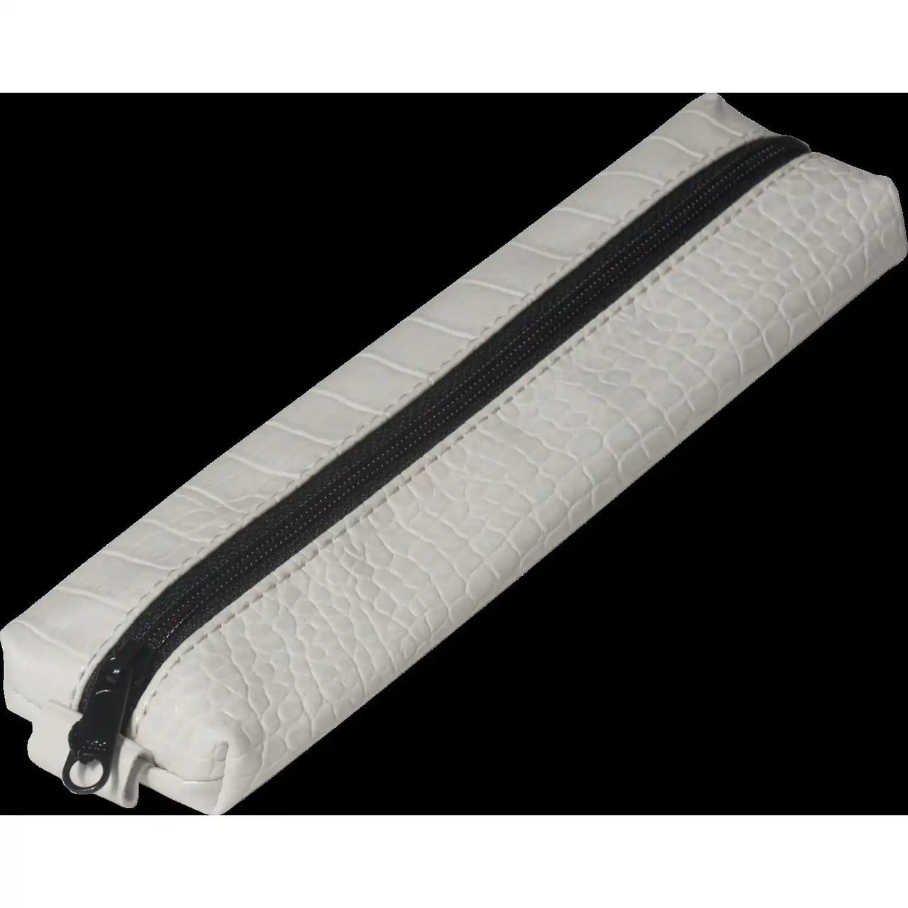5401-93 Kalpa Bodensee Little Pen Case with zipper Croco White